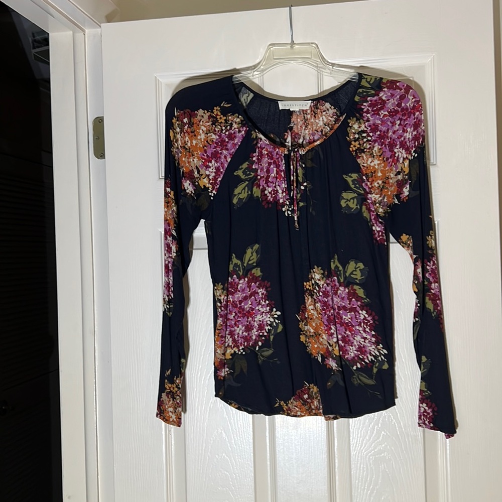 Womens Floral Print Blouse